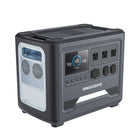 Heavy-duty Rinecopo solar generator delivering a powerful 1800W AC output. Effortlessly run high-wattage power tools, coffee makers, and refrigerators during outdoor adventures or unexpected power outages.